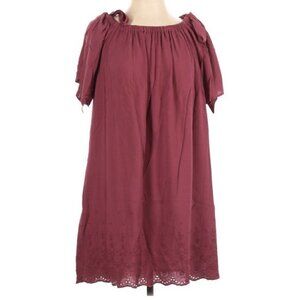 Ann Taylor LOFT Women Red Casual Dress Small